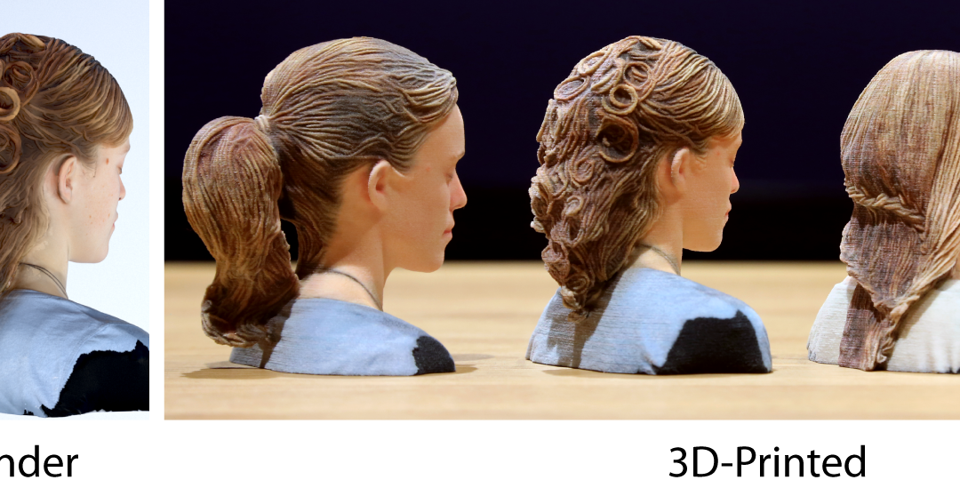 Capturing and Stylizing Hair for 3D Fabrication