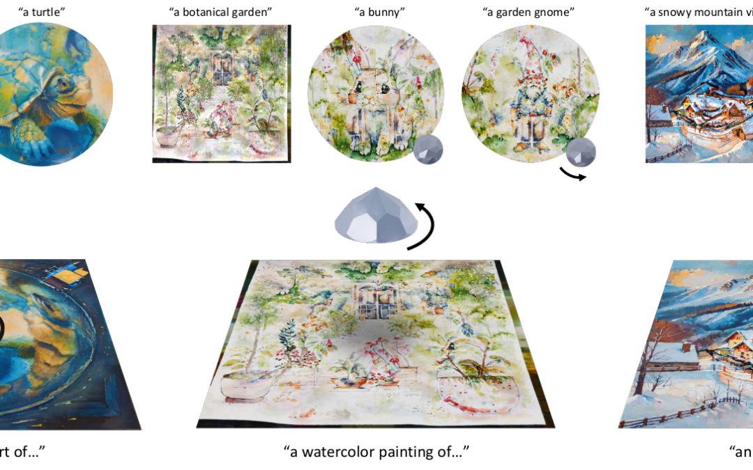 LookingGlass: Generative Anamorphoses via Laplacian Pyramid Warping