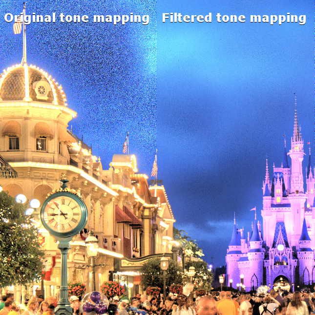 HDR Image Noise Estimation for Denoising Tone Mapped Images